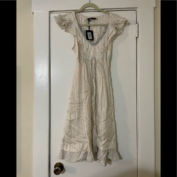 Simona Barbieri TWin Set Cream Dress Size Small - Picture 1 of 8